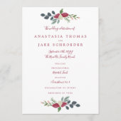 Santa Rosa Hochzeitsprogramm Programm (Vorderseite)