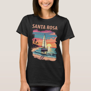 Santa Rosa Island Beach Sonnenuntergang Reise T-Shirt