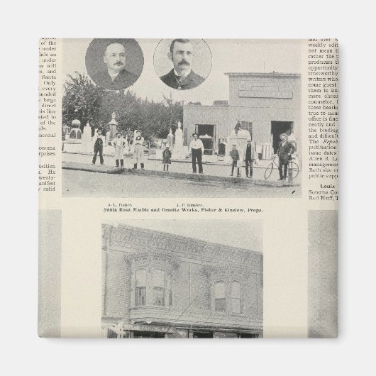 Santa Rosa, Kalifornien 2 Magnet (Vorne)