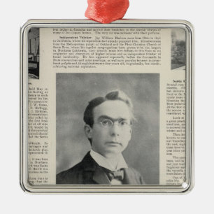 Santa Rosa, Kalifornien 3 Ornament Aus Metall