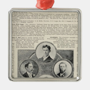 Santa Rosa, Kalifornien 3 Ornament Aus Metall