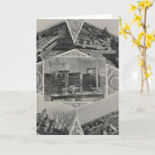 Santa Rosa, Kalifornien 6 Karte (Gelbe Blume)