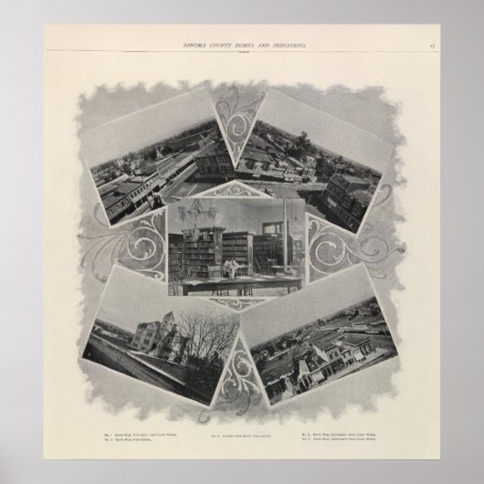 Santa Rosa, Kalifornien 6 Poster (Vorne)