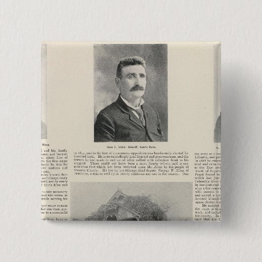 Santa Rosa, Kalifornien Button (Vorderseite)