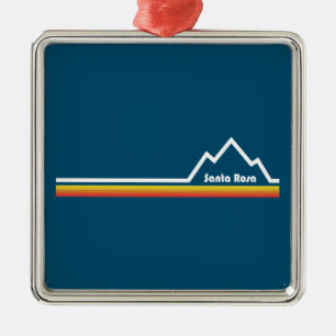 Santa Rosa Kalifornien Ornament Aus Metall