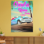 Santa Rosa Landkreis Florida Reiseplan Leinwanddruck (Insitu (Wohnzimmer))