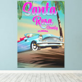 Santa Rosa Landkreis Florida Reiseplan Leinwanddruck (Insitu (Holzboden))