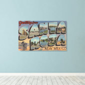 Santa Rosa, New Mexico - Große Briefmarkenszenen Leinwanddruck (Insitu (Holzboden))