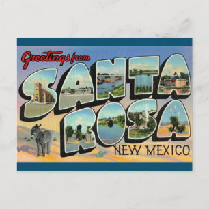 Santa Rosa New Mexico Postkarte