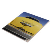 Santa Rosa, New Mexiko, Vereinigte Staaten. Altes Fliese (Seite)