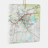 Santa Rosa NM Vintag Topo Keramikornament (Rechts)