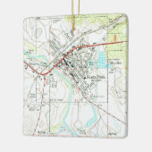 Santa Rosa NM Vintag Topo Keramikornament (Links)