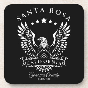 Santa Rosa Sonoma Landkreis Kalifornien Vintager A Getränkeuntersetzer