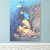 Santa Rosa Wall 1 Kunsthandwerk gezapfte Canvas Pr Leinwanddruck (Insitu (Holzboden))