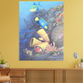 Santa Rosa Wall 1 Kunsthandwerk gezapfte Canvas Pr Leinwanddruck (Insitu (Wohnzimmer))