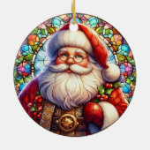 Santa Round Ornament (Hinten)