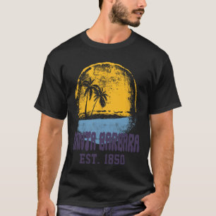 Santa Rra California Retro Surfer Vintage Strand M T-Shirt