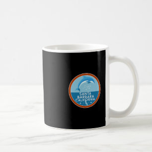 Santa Rra Kalifornien Delfin Ca Urlaubs-Souvenir Kaffeetasse