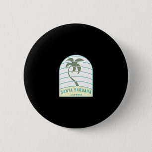 Santa Rra Strand Kalifornien Palme Ca Urlaub Button