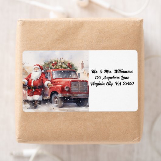 Santa-Rücksendeadresse (Insitu)