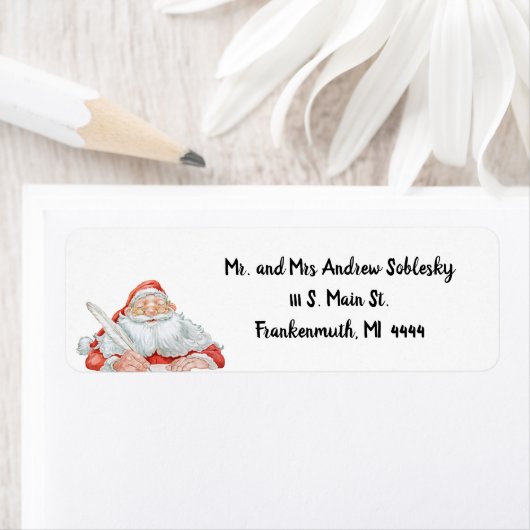 Santa-Rücksendeadresse (Insitu)