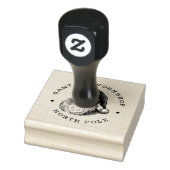 Santa Rücksendeadresse Gummistempel (Stempel)