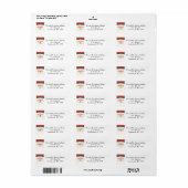 Santa Rücksendeadresse Labe (Vorne)