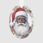 Santa Rücksendeetikett Ornament (Rückseite)
