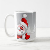 Santa & Rudolf Cartoon Tasse (Links)
