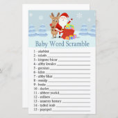 Santa, Rudolph Baby Wortspiel (Vorne/Hinten)