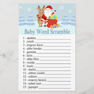 Santa, Rudolph Baby Wortspiel