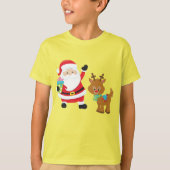 Santa Rudolph, die Rot-Nose-Kinderkrippe T-Shirt (Vorderseite)