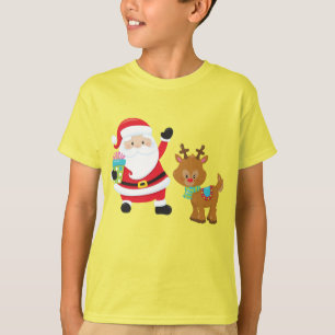 Santa Rudolph, die Rot-Nose-Kinderkrippe T-Shirt