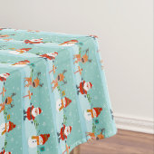 Santa, Rudolph und Snowman Tischdecke (Beispiel)