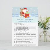 Santa, Rudolph, wie gut Sie wissen, Babydusche (Stehend Vorderseite)