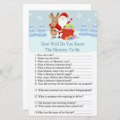 Santa, Rudolph, wie gut Sie wissen, Babydusche (Vorne/Hinten)