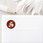 Santa & Rudy Vintag Address Labels (Insitu)