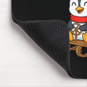 Santa’s Backup Plan Cute Penguin Christmas Design Mousepad (Ecke)