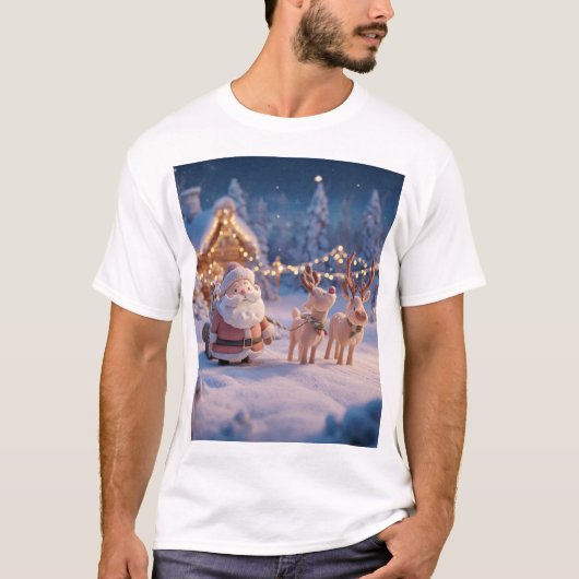 Santa’s Cabin Delivery T-Shirt (Vorderseite)