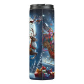 Santa’s Cheerful Sky Sprint Thermosbecher (Rückseite)