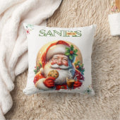 Santa’s Coffee Break Christmas Cushion Kissen (Decke)