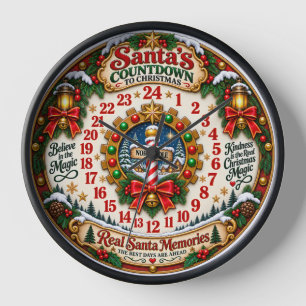 Santa’s Countdown-Weihnachtsuhr Uhr
