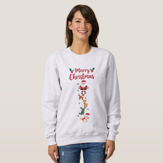 Santa’s Cozy Companions Sweatshirt (Vorne ganz)