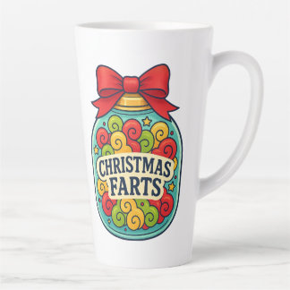 Santa’s Fart Jar Funny Festive Flatulence  Milchtasse