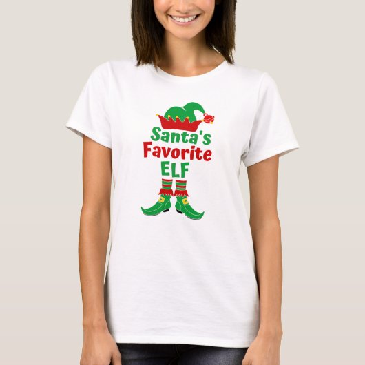 Santa’s Favorite Elf T-Shirt (Vorderseite)