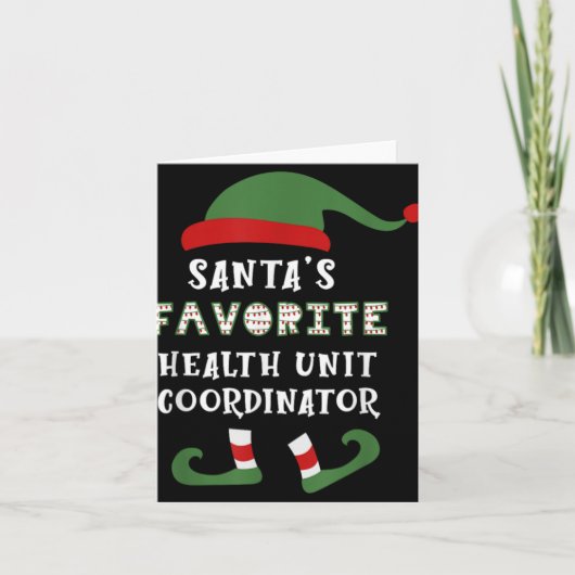 Santa S Favorite Huc Health Unit Coordinator Chris Karte (Vorderseite)