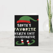 Santa S Favorite Huc Health Unit Coordinator Chris Karte (Vorderseite)