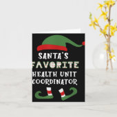 Santa S Favorite Huc Health Unit Coordinator Chris Karte (Gelbe Blume)