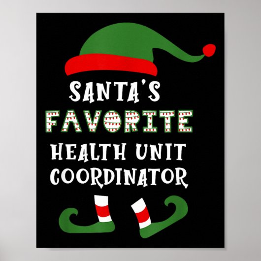 Santa S Favorite Huc Health Unit Coordinator Chris Poster (Vorne)