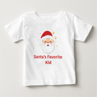 Santa’s Favorite Kid Cute Christmas Design for Kid Baby T-shirt